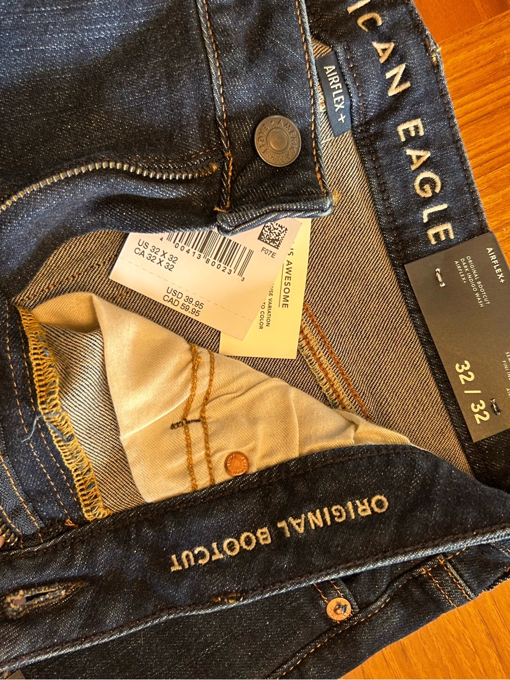 5 pairs of 32x32 American Eagle Outfitters Men’s Airflex+ Jeans - Picture 7 of 11